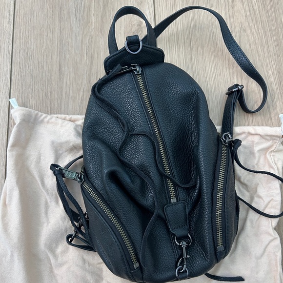 Rebecca Minkoff Mini Julian Leather Convertible Backpack - Picture 4 of 9